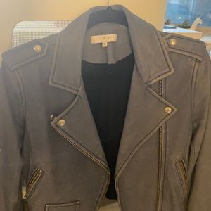 Iro light blue leather jacket